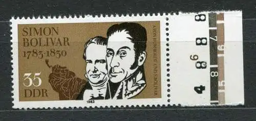 (20799) DDR Nr.2816           **  postfrisch  Rand