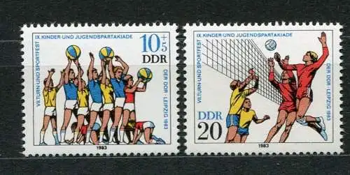 DDR Nr.2814/5           **  mint       (20798) ( Jahr: 1983 )