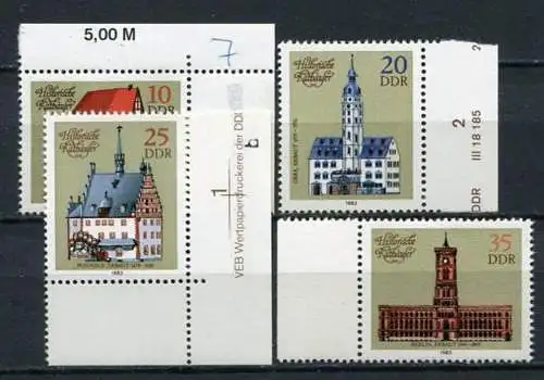 DDR Nr.2775/8           **  mint       (20788) ( Jahr: 1983 ) Rand