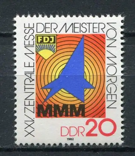 DDR Nr.2750            **  mint       (20782) ( Jahr: 1982 )