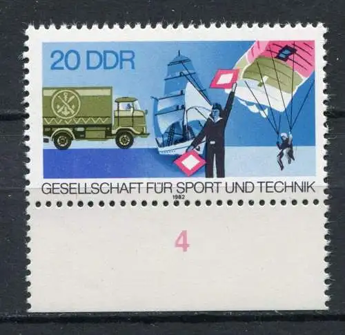 DDR Nr.2715           **  mint       (20770) ( Jahr: 1982 ) Rand