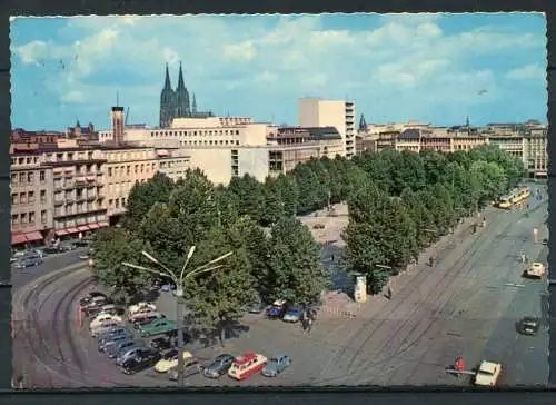 (04270) Köln - Neumarkt - Pkw, Oldtimer - gel. 1966 - Krüger
