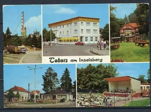 (04236) Tabarz am Inselsberg - Mbk. - LKW IFA W50, Barkas, PKW - gel. 1983 - DDR - Auslese-Bild-Verlag Bad Salzungen