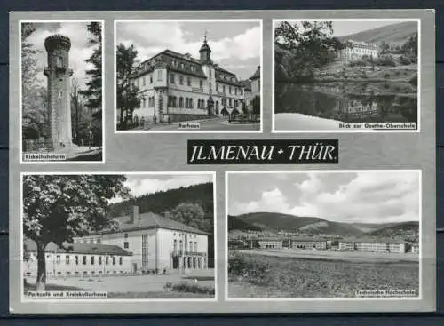 (4230) Ilmenau  Thür. - Mbk. s/w - gel. 1968 - DDR - VEB Bild und Heimat Reichenbach