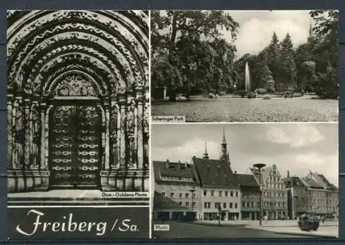 (04206) Freiberg / Sa - Mbk. s/w - gel. 1969 - DDR - Erhard Neubert KG, Karl-Marx-Stadt