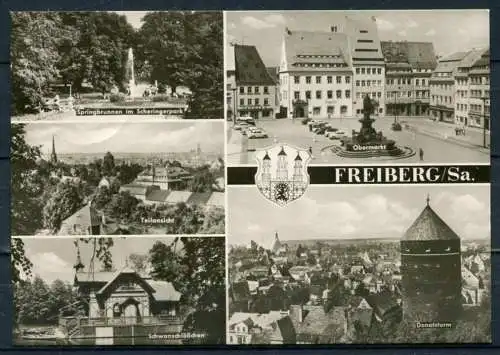 (04205) Freiberg / Sa - Mbk. s/w - gel. - DDR - VEB Bild und Heimat Reichenbach