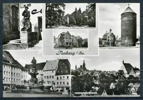 (4203) Freiberg / Sa - Mbk. s/w - gel. - DDR - Erhard Neubert KG, Karl-Marx-Stadt