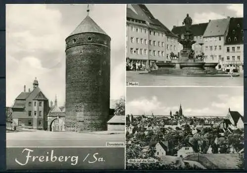 (04202) Freiberg / Sa - Mbk. s/w - gel. - DDR - Erhard Neubert KG, Karl-Marx-Stadt