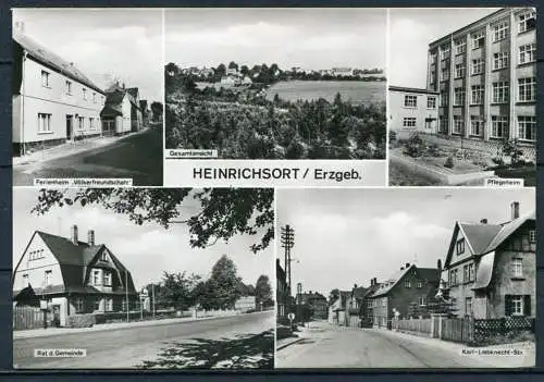 (04176) Heinrichsort / Erzgeb. - Mbk. s/w - frankiert ohne Stempel - DDR - Bild und Heimat Reichenbach