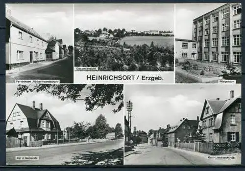 (4176) Heinrichsort / Erzgeb. - Mbk. s/w - frankiert ohne Stempel - DDR - Bild und Heimat Reichenbach