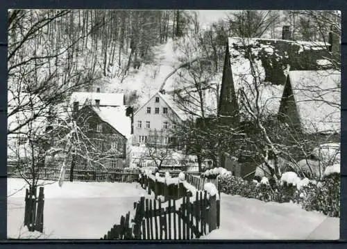 (4158) Mülsen St. Niclas - Im Oberdorf - Echt Foto s/w - n. gel. - DDR - Bild und Heimat Reichenbach