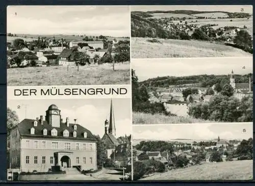 (4157) Der Mülsengrund - Mbk. s/w - Echt Foto - n. gel. - DDR - Bild und Heimat Reichenbach