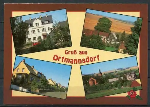 (4143) Gruß aus Ortmannsdorf (Gem. Mülsen) - Mbk. - n. gel. - Bild und Heimat Reichenbach