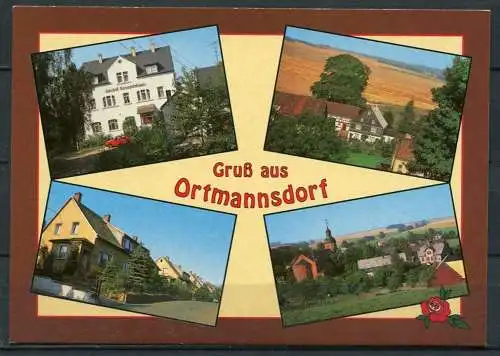 (04142) Gruß aus Ortmannsdorf (Gem. Mülsen) - Mbk. - n. gel. - Bild und Heimat Reichenbach