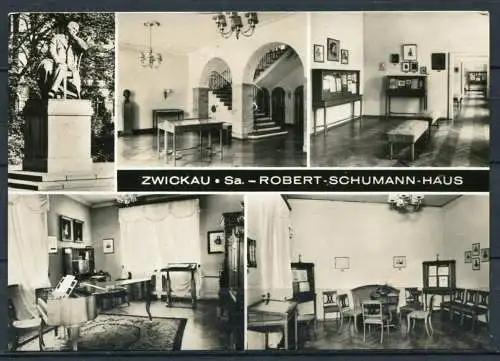 (04125) Zwickau - Robert-Schumann-Haus - Mbk. - s/w - gel. 1969 - DDR - VEB Bild und Heimat Reichenbach i. V.