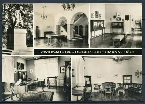 (4125) Zwickau - Robert-Schumann-Haus - Mbk. - s/w - gel. 1969 - DDR - VEB Bild und Heimat Reichenbach i. V.