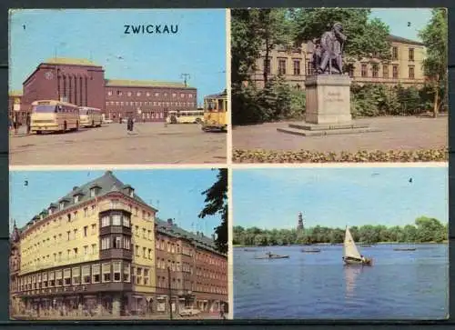 (04115) Zwickau - Mbk. - Omnibus - n. gel. - DDR - Bild und Heimat Reichenbach i. V.