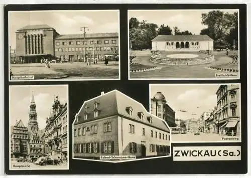 (04106) Zwickau - Mbk. s/w - Oldtimer - Echt Foto - n. gel. - VEB Bild und Heimat Reichenbach i. V.