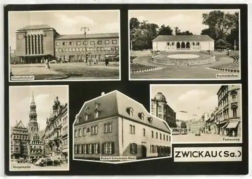 (4106) Zwickau - Mbk. s/w - Oldtimer - Echt Foto - n. gel. - VEB Bild und Heimat Reichenbach i. V.