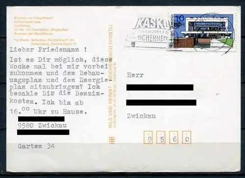 (04101) Zwickau - Mbk. - Trabant, Trabbi - gel. 1988 - VEB Bild und Heimat Reichenbach (Vogtl)