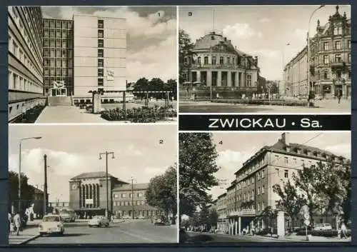 (04089) Zwickau - Mbk. s/w - Trabant, Trabbi -  Echt Foto - n. gel. - VEB Bild und Heimat Reichenbach i. V.