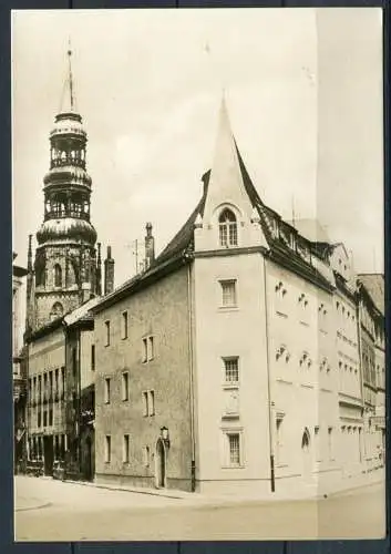 (4083) Zwickau - "Schiffchen" mit Dom - Echt Foto s/w - n. gel. - W. Oelschlägel, Zwickau/ Sa.