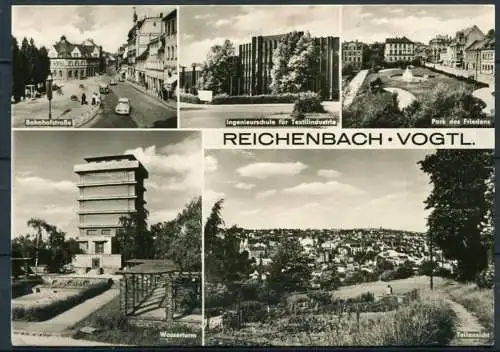 (4062) Reichenbach Vogtl. - Mbk. s/w - gel. 1969 - Oldtimer - VEB Bild und Heimat Reichenbach i. V.