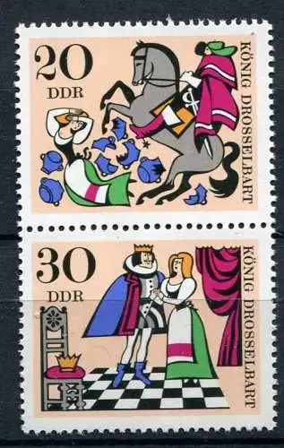 DDR Nr.1326 + 1328 SZd 85      **  MNH   (23291) (Jahr:1967)