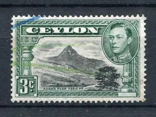 Ceylon Nr.231 C           O  used        (092) Zähnung: K 13 : 13,5
