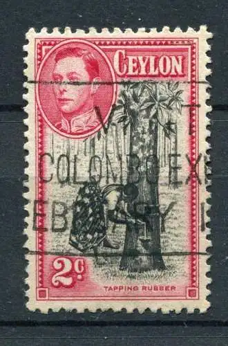 Ceylon Nr.230 G           O  used        (091) Zähnung: K 12