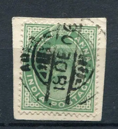 Indien - Aden Nr.56 Briefstück          O  used        (002) Stempel: Aden !