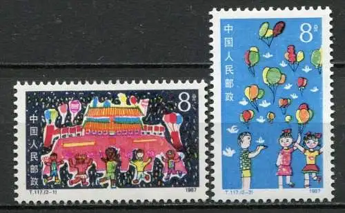 (136) China Nr.2123/4            **  postfrisch