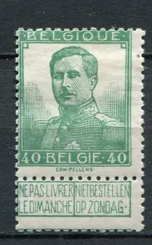 Belgien Nr.95         *  unused        (1149)