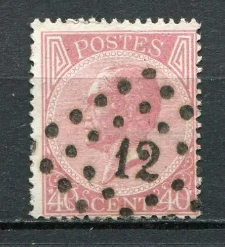 Belgien Nr.17 D          O  used        (1127)