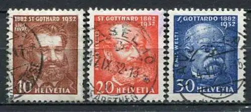 (1594) Schweiz Nr.259/61          O  gestempelt