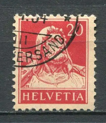 Schweiz Nr.206 z          O  used       (1582)  geriffeltes Papier