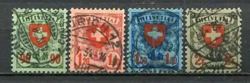 (1565) Schweiz Nr.194/7         O  gestempelt