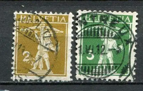 Schweiz Nr.111 + 113 III          O  used       (1541)