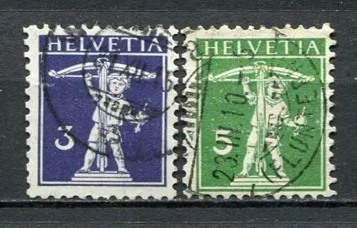 Schweiz Nr.112 + 113 II          O  used       (1540)