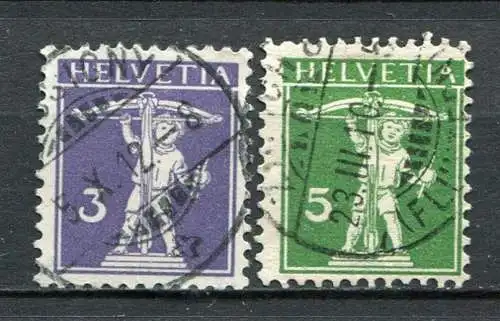 Schweiz Nr.112 + 113 II          O  used       (1539)