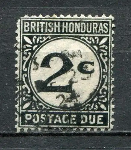 Britisch Honduras Porto Nr.2 x         O  used         (011)