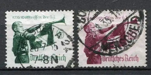 (3509) Deutsches Reich Nr.584/5          O  gestempelt