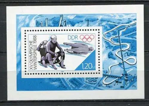 DDR Block 90          **  mint  (MNH)     (23271) ( Jahr: 1988 )