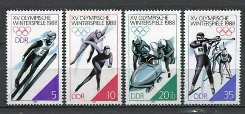 DDR Nr.3140/3                        **  mint (MNH)      (23199)   ( Jahr:1988 )