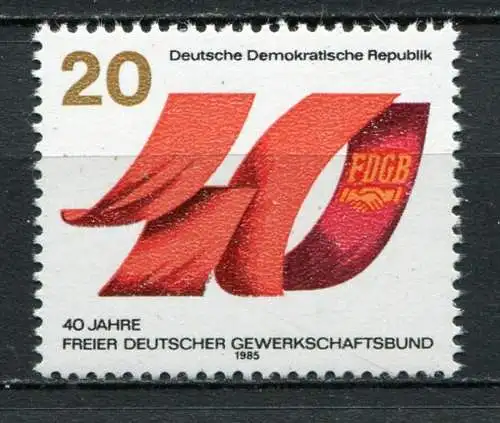 DDR Nr.2951                     **  mint (MNH)      (23159)   ( Jahr:1985 )