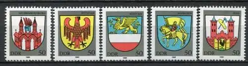 DDR Nr.2934/8                     **  mint (MNH)      (23157)   ( Jahr:1985 )