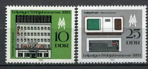 DDR Nr.2779/80                    **  mint (MNH)      (23117)   ( Jahr:1983 )