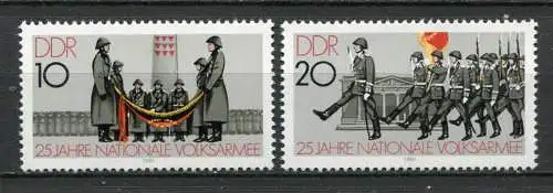 DDR Nr.2580/1              **  mint (MNH)      (23078)   ( Jahr:1981 )