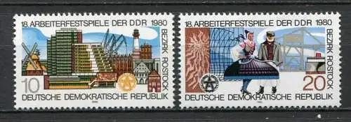 DDR Nr.2514/5               **  mint (MNH)      (23059)   ( Jahr:1980 )