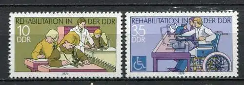 (23039) DDR Nr.2431/2               **  postfrisch
